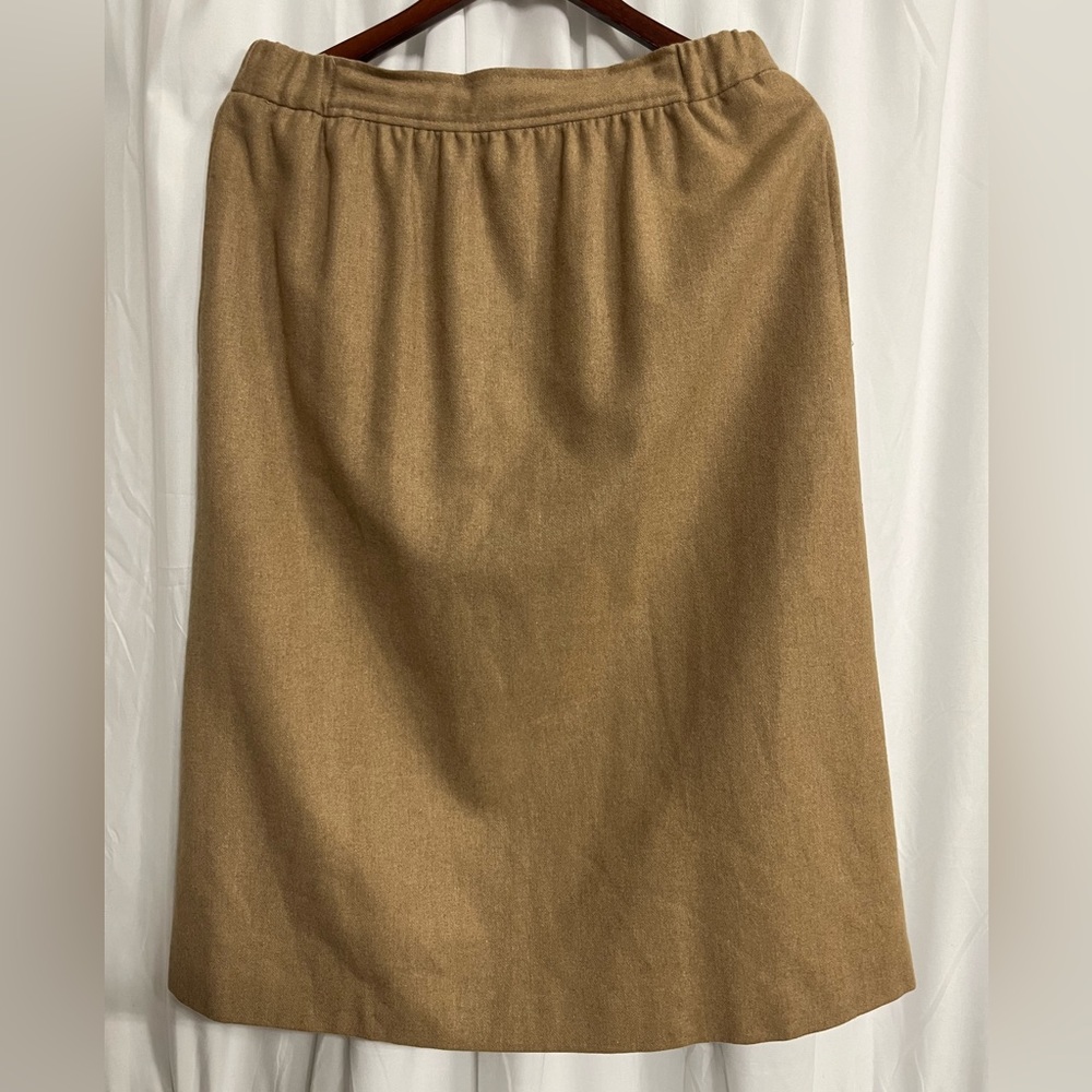 Vintage Evan Picone 100% Wool Skirt 10 International Ladies Workers Union ILGWU